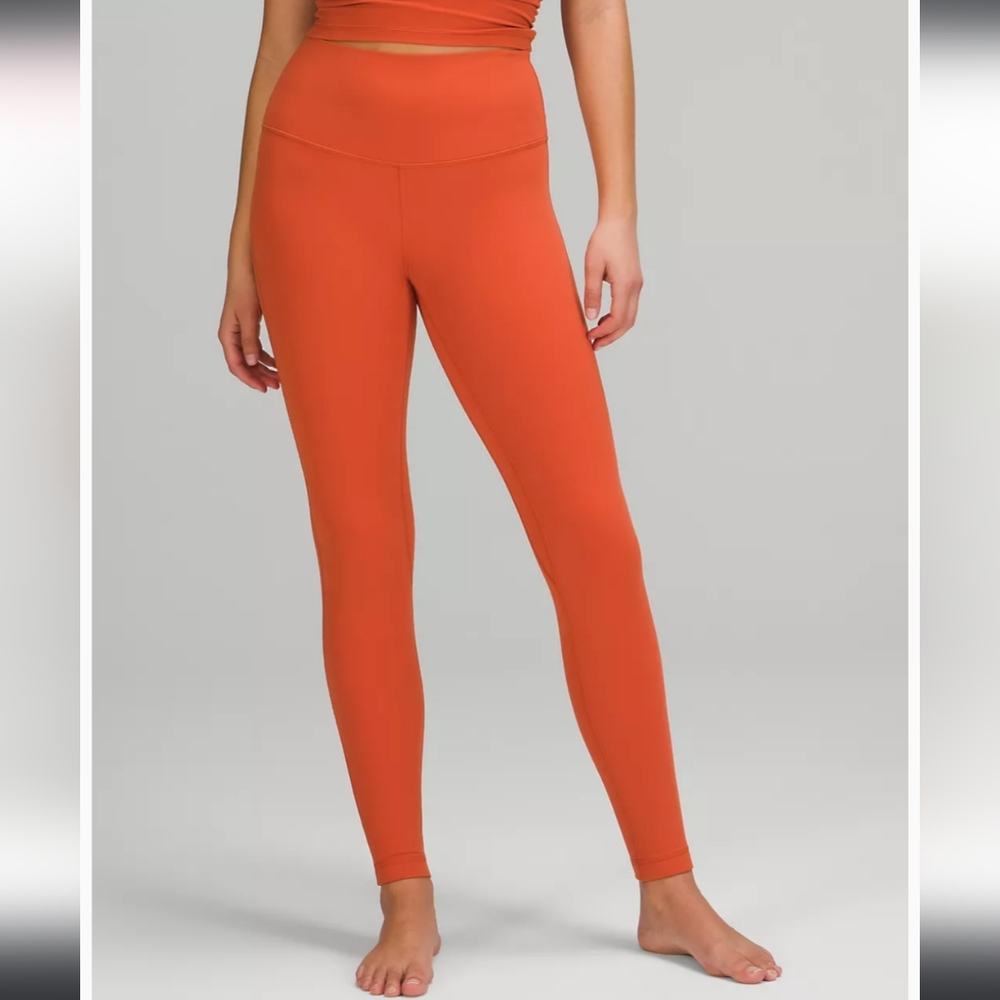 lululemon athletica High-Rise Orange Leggings